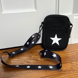 BC Handbags Neoprene Crossbody Cellphone Bag